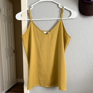 Uniqlo Satin Camisole / Blouse Spaghetti Strap Top